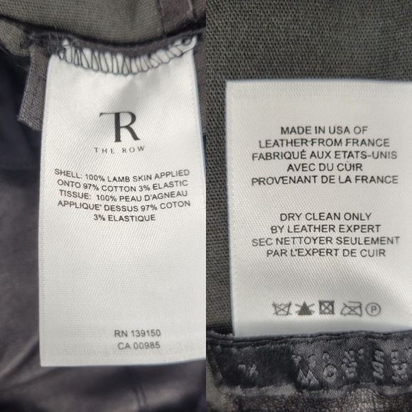 The Row Leather Leggings - Picture 15 of 16